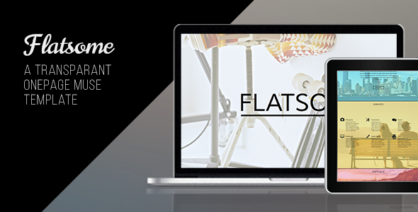 Flatsome - One Page Muse Template